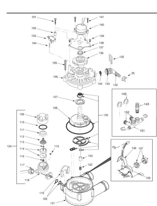 kinetico water softener parts diagram