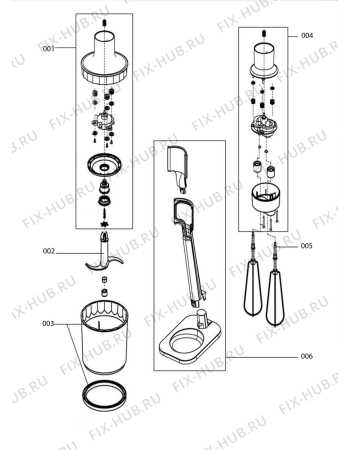 kitchenaid mixer parts diagram