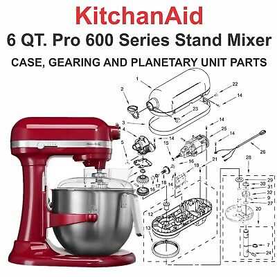 kitchenaid parts diagram