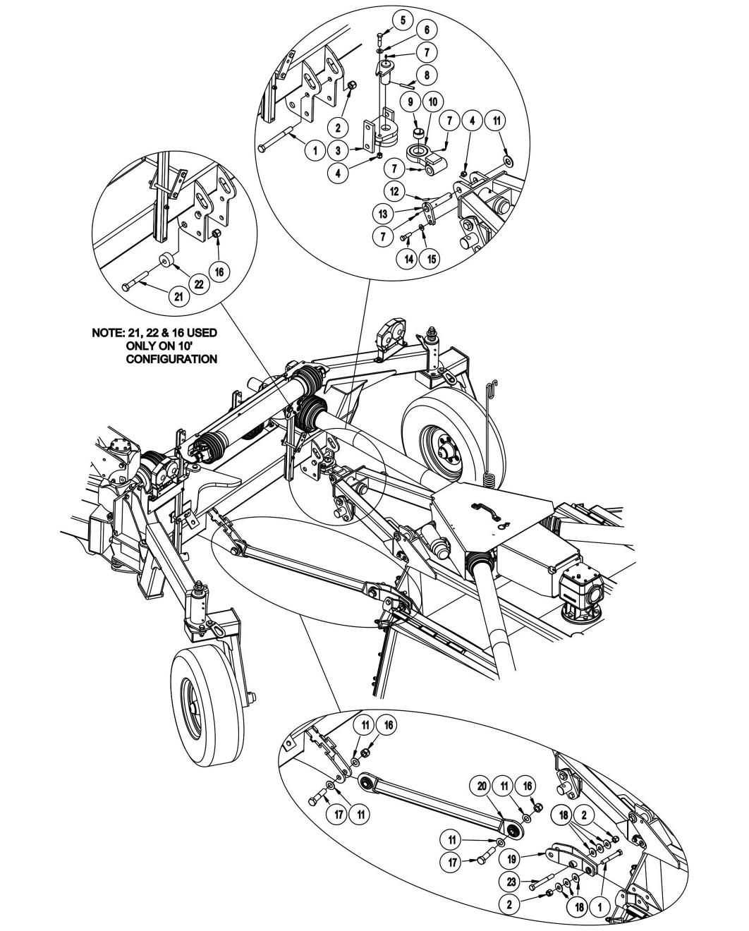 craftsman 54 mower deck parts diagram