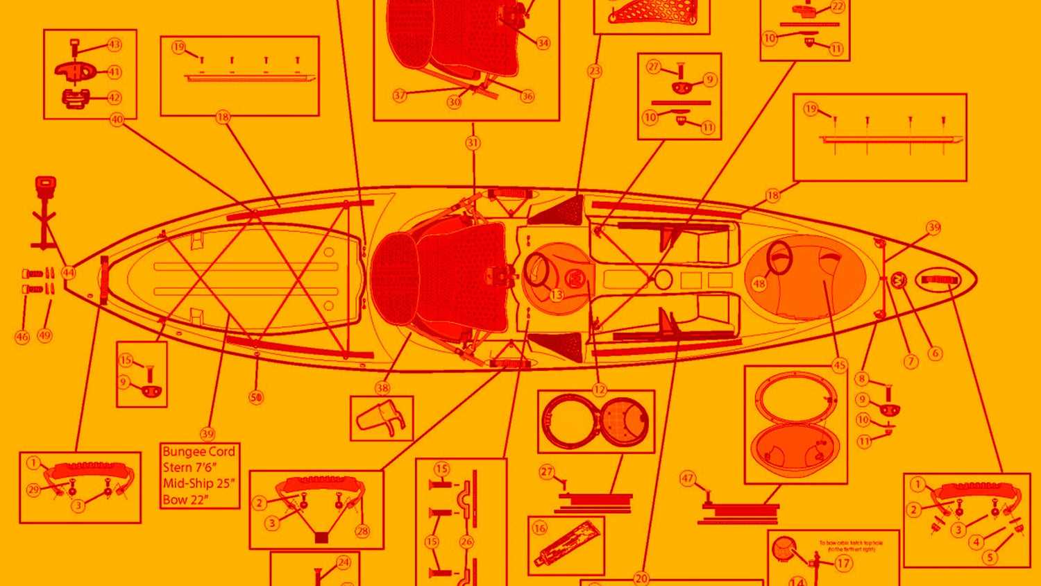 kayak parts diagram