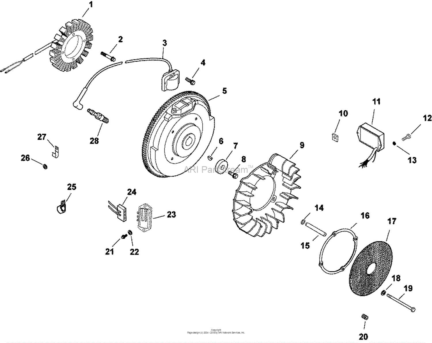 kohler ch740 parts diagram
