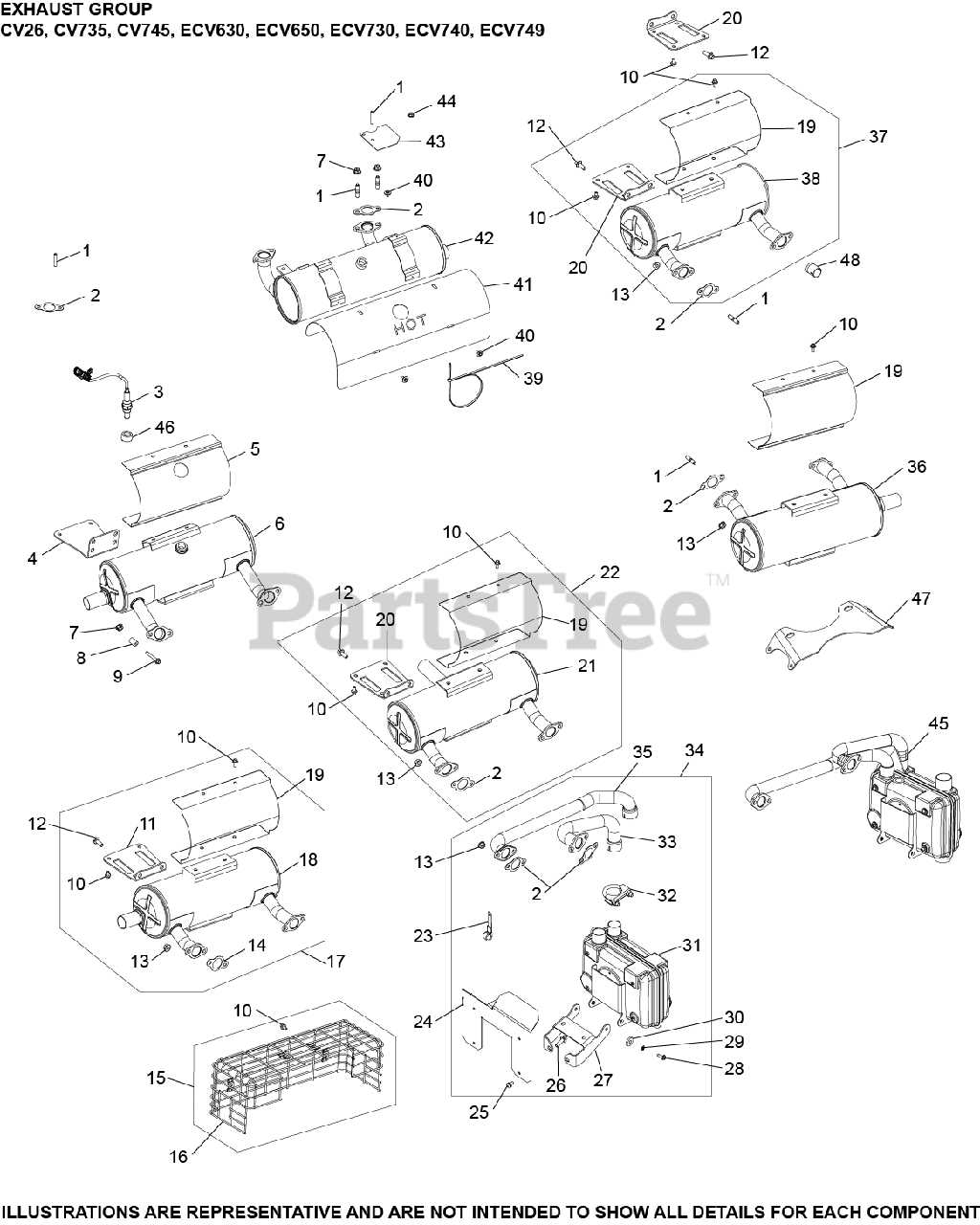 kohler cv23s parts diagram