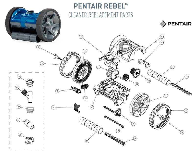 kreepy krauly parts diagram