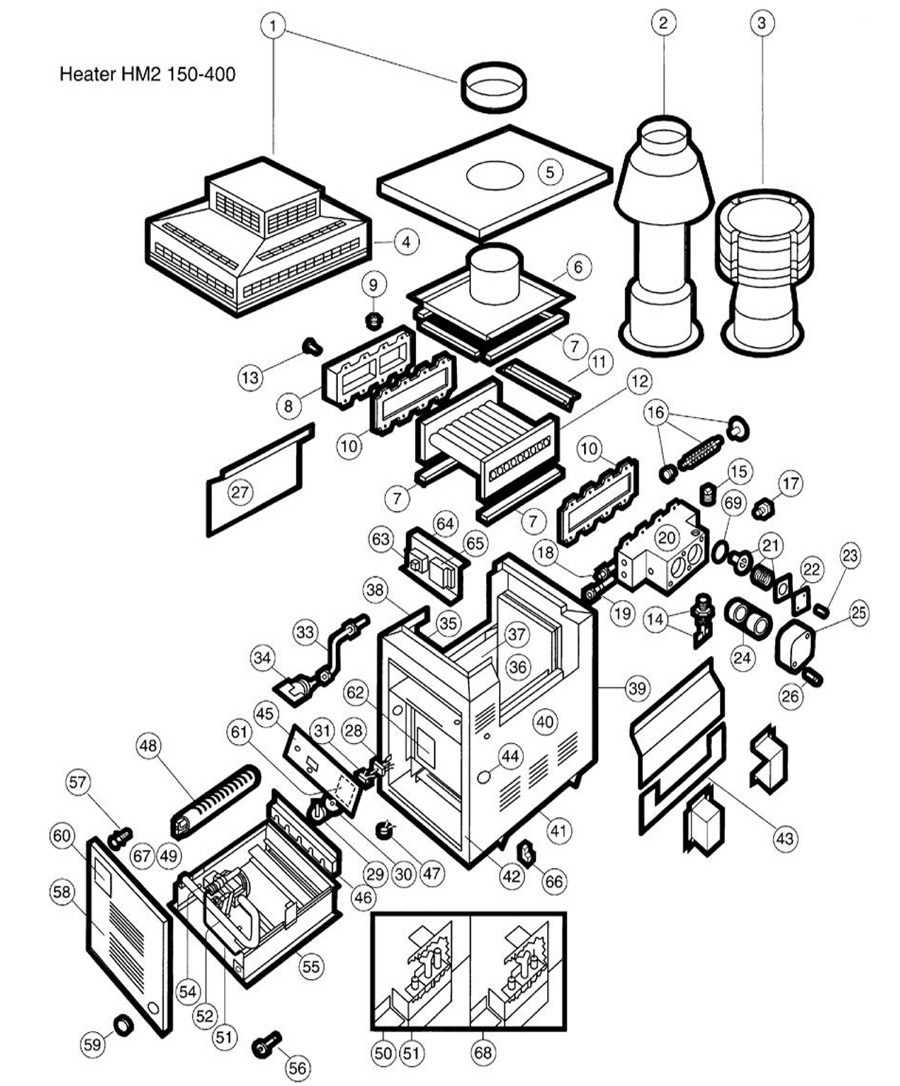 hayward heater parts diagram