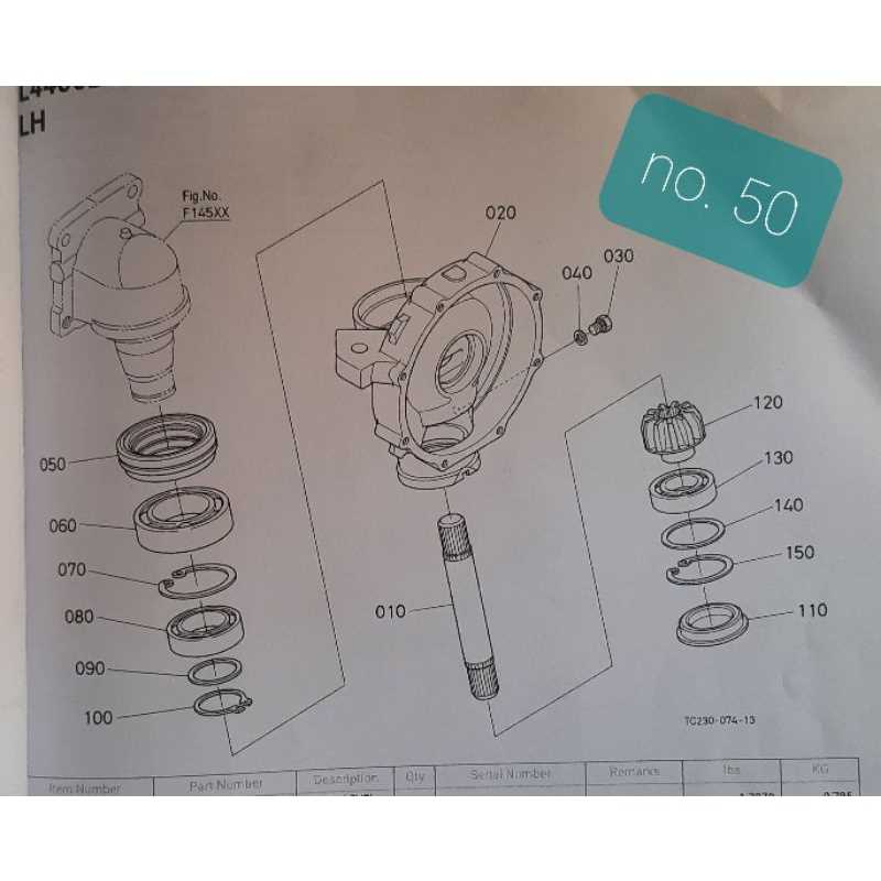 kubota l4400 parts diagram