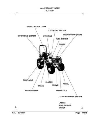 kubota b2320 parts diagram