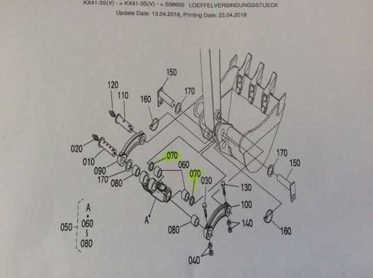 kubota kx040 4 parts diagram