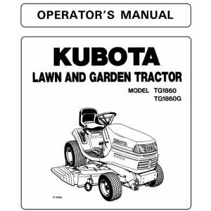 kubota tg1860 parts diagram