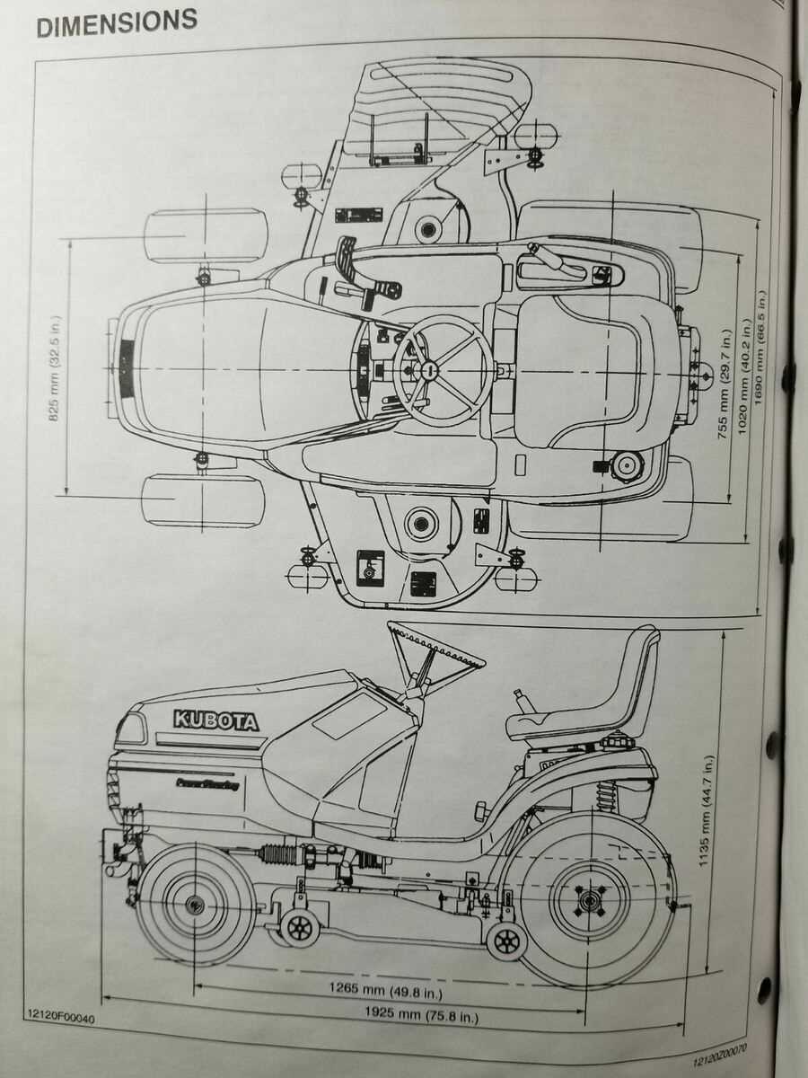 kubota tg1860 parts diagram