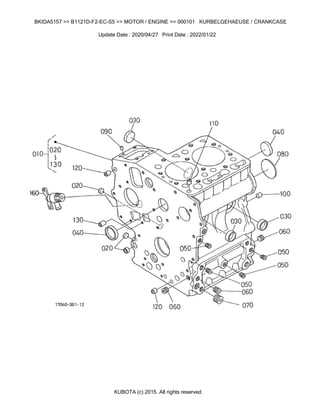 kubota v2203 parts diagram