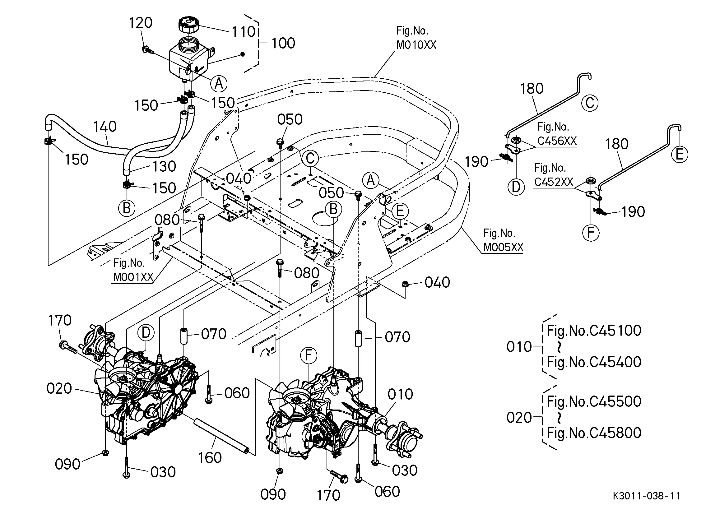 kubota zg124e parts diagram