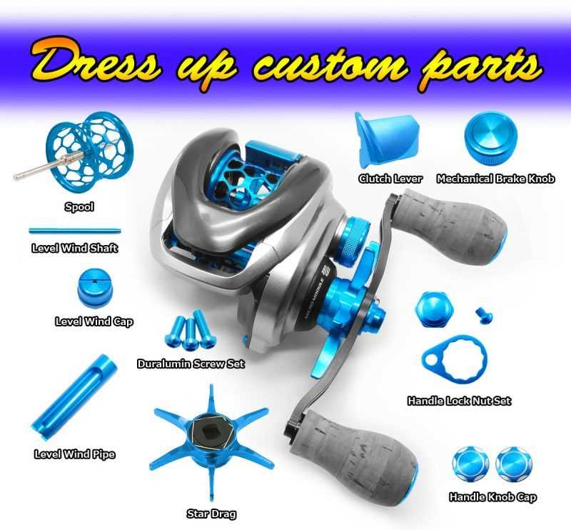 baitcasting reel parts diagram