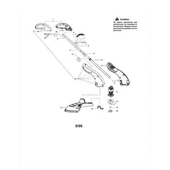 weed eater parts diagram