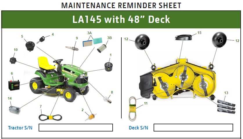 la145 parts diagram