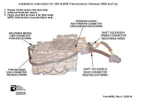 4l80e transmission parts diagram