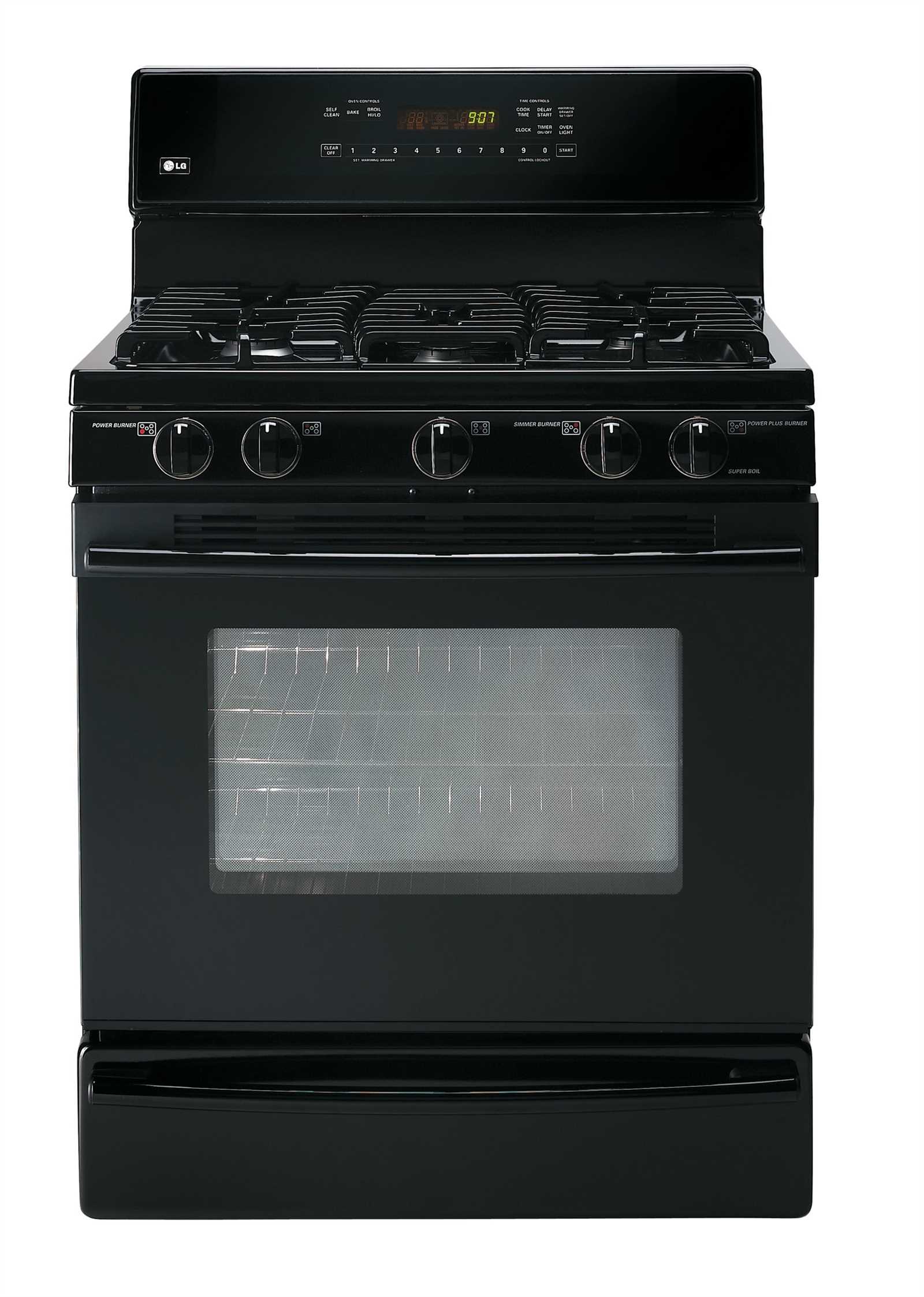 lg gas range parts diagram