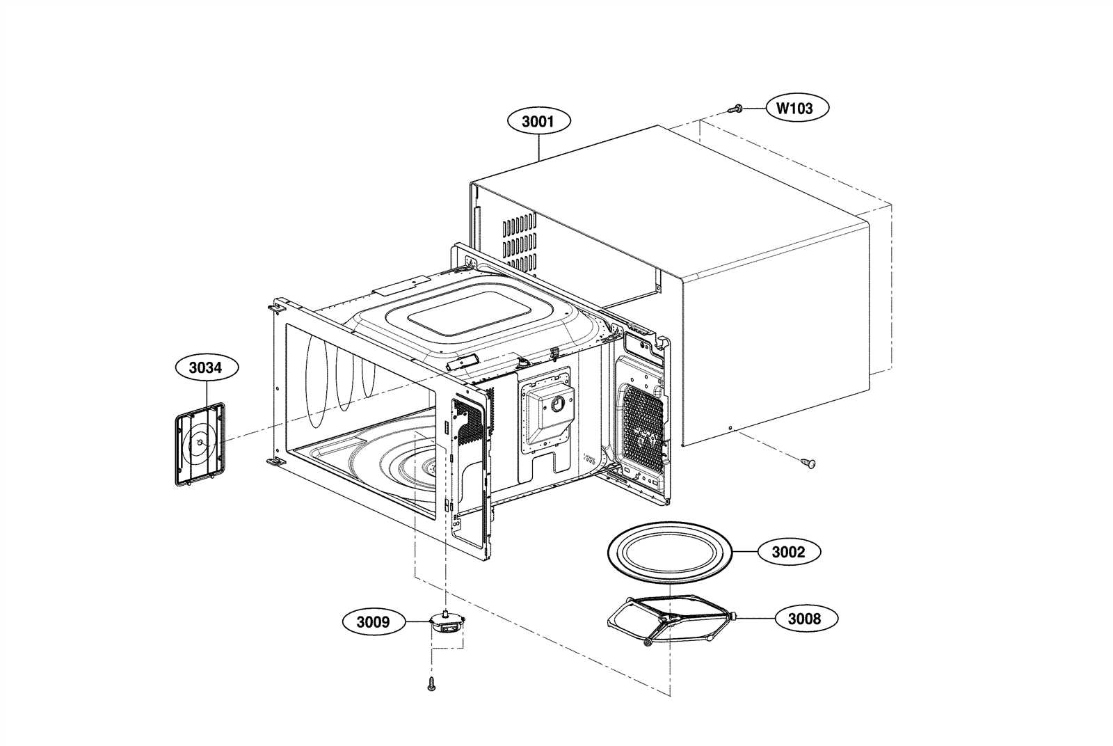 lg lmc2075st parts diagram