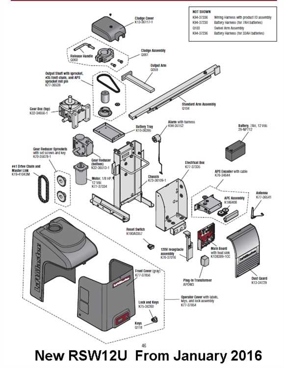 liftmaster parts diagram