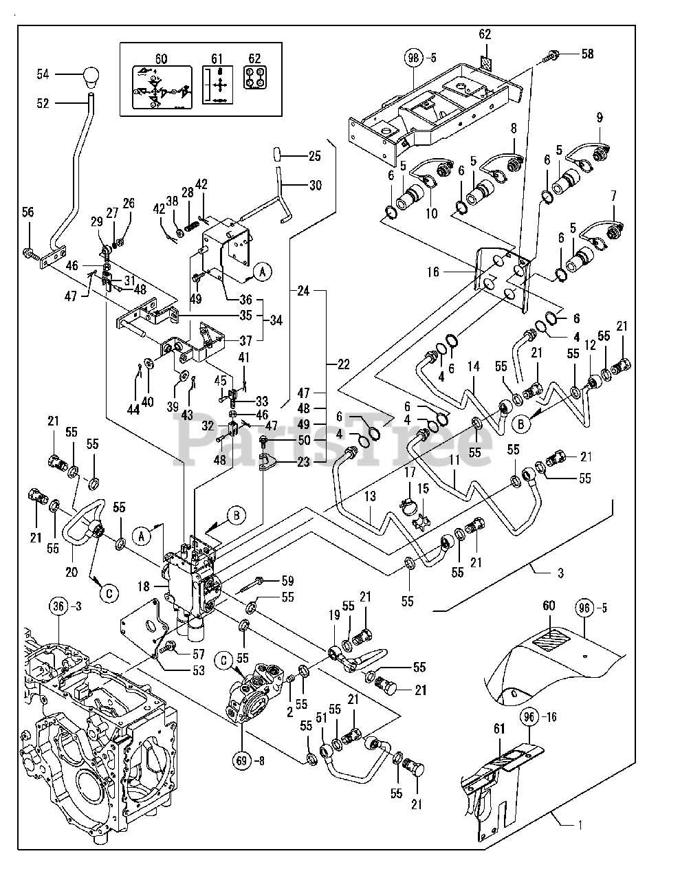 yanmar tractor parts diagram