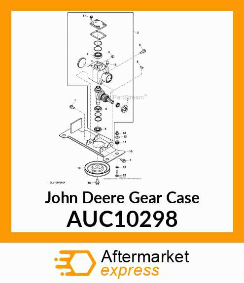 john deere 54d mower deck parts diagram