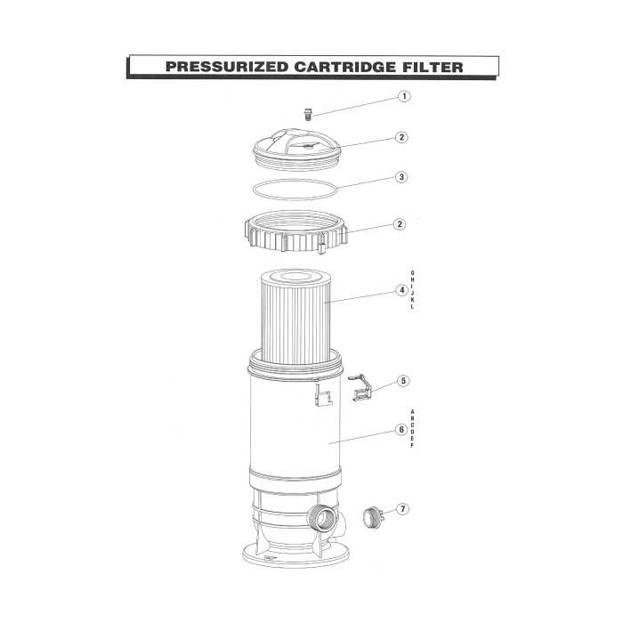 hayward pool filter parts diagram