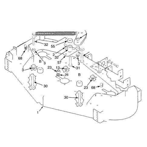 craftsman 46 mower deck parts diagram