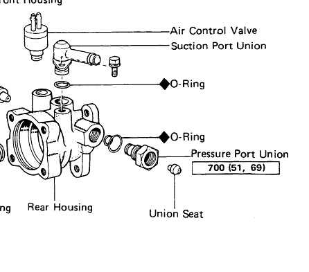 power steering parts diagram