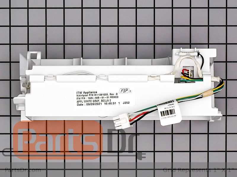 whirlpool refrigerator ice maker parts diagram