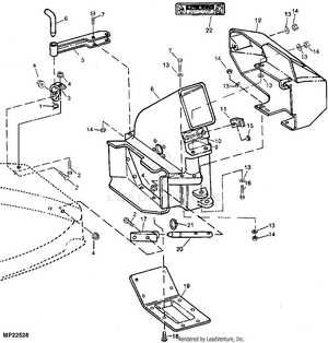 john deere lx277 48c mower deck parts diagram