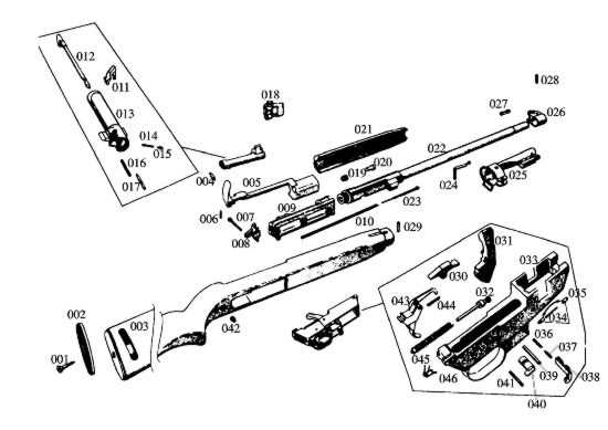 m1 carbine parts diagram