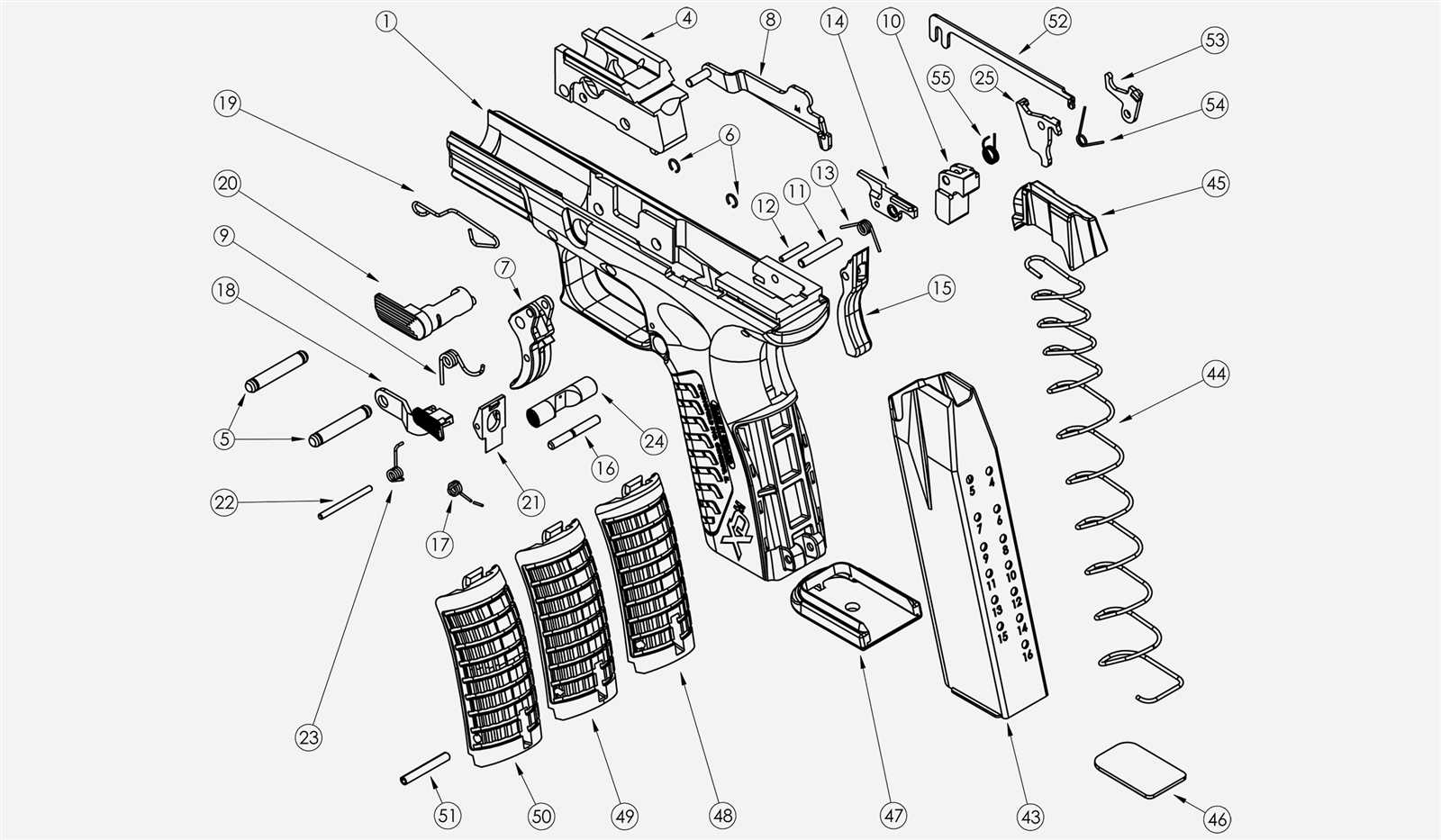 m1a parts diagram