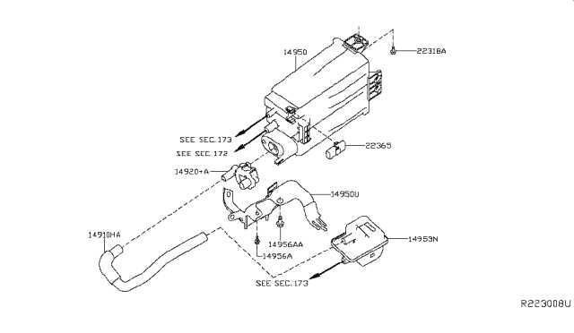 2016 nissan rogue parts diagram