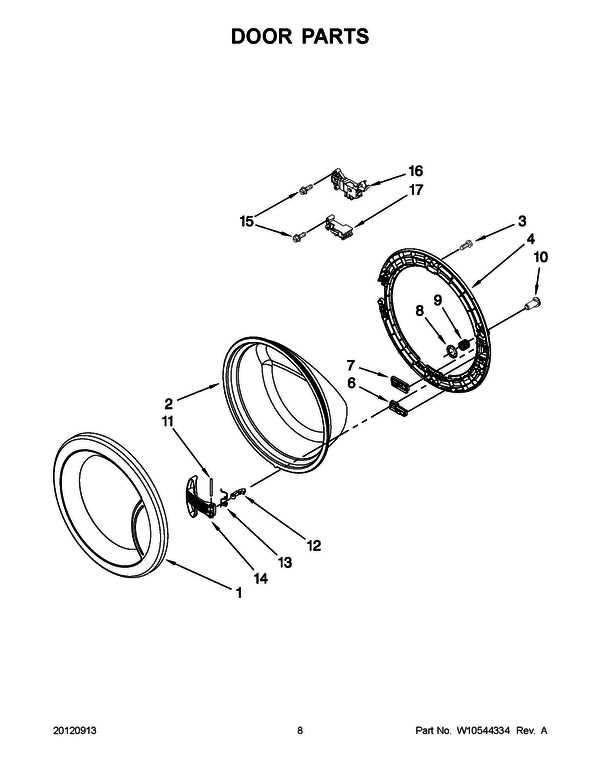 whirlpool ultimate care ii parts diagram