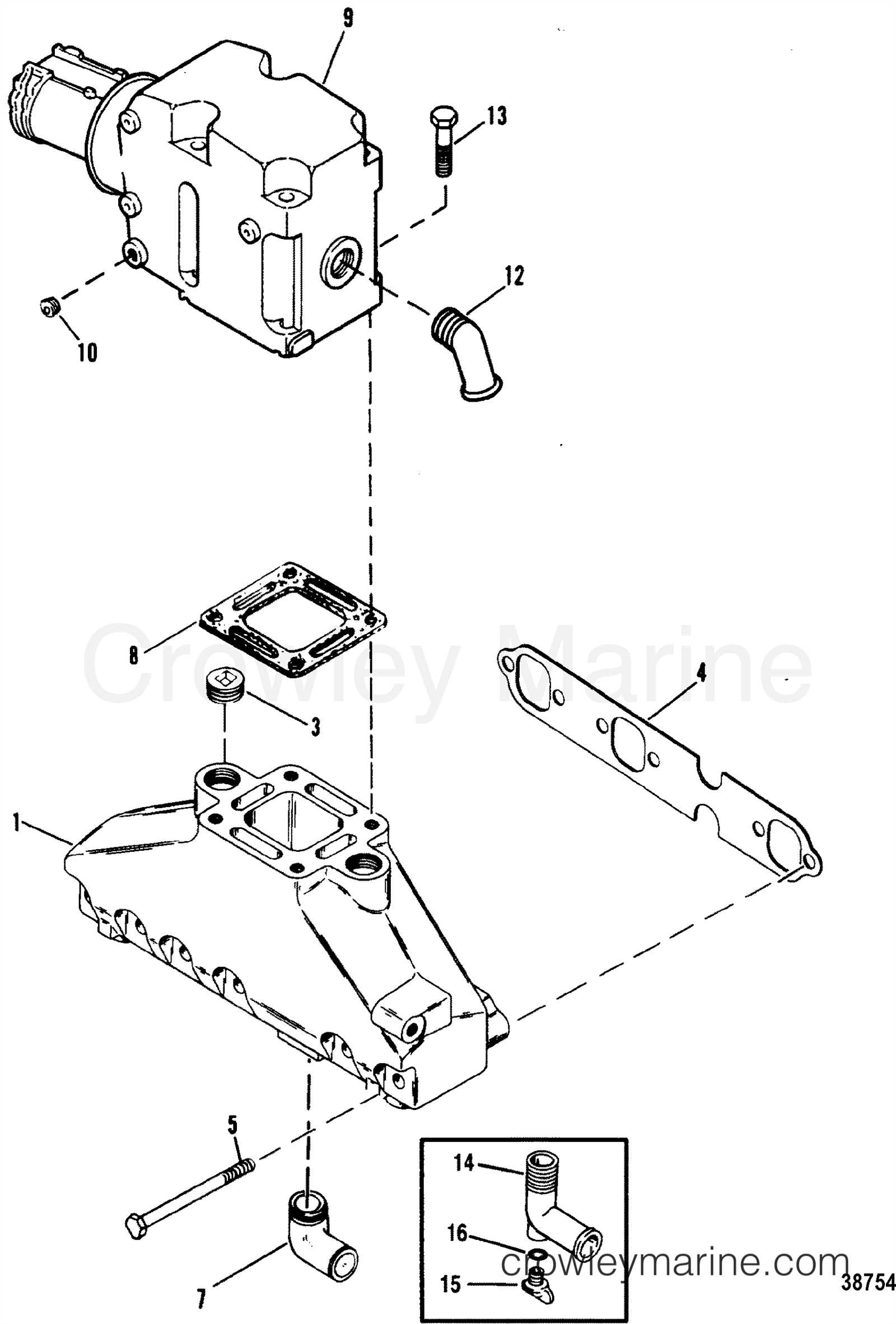 mercruiser 4.3 parts diagram