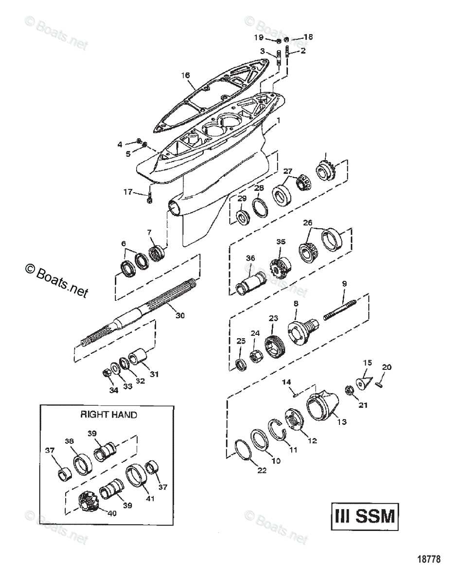 mercruiser outdrive parts diagram