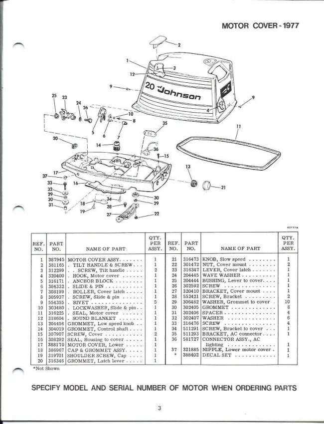 mercury 20 hp outboard parts diagram