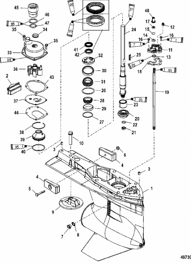 mercury 20 hp outboard parts diagram