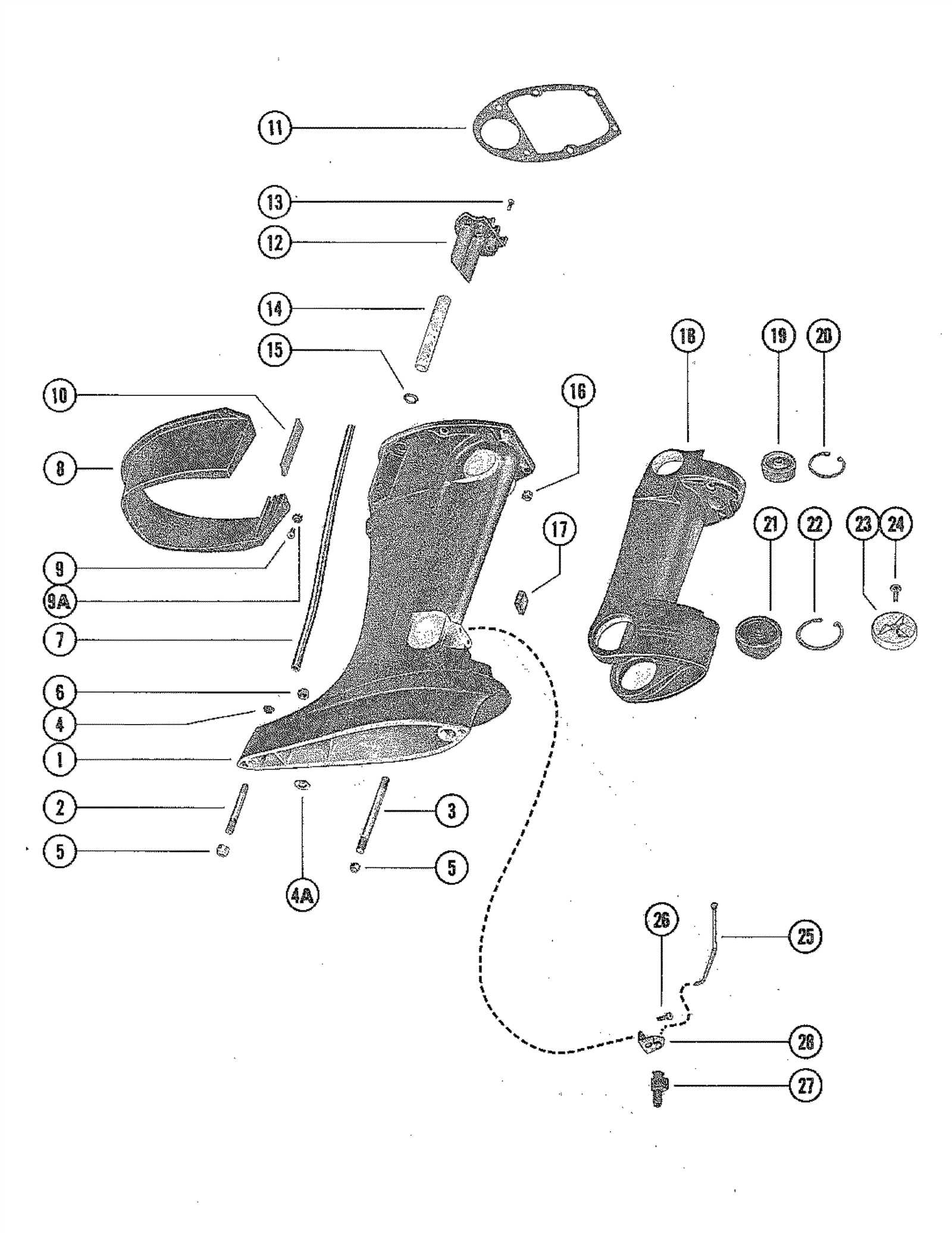 mercury 20 hp outboard parts diagram