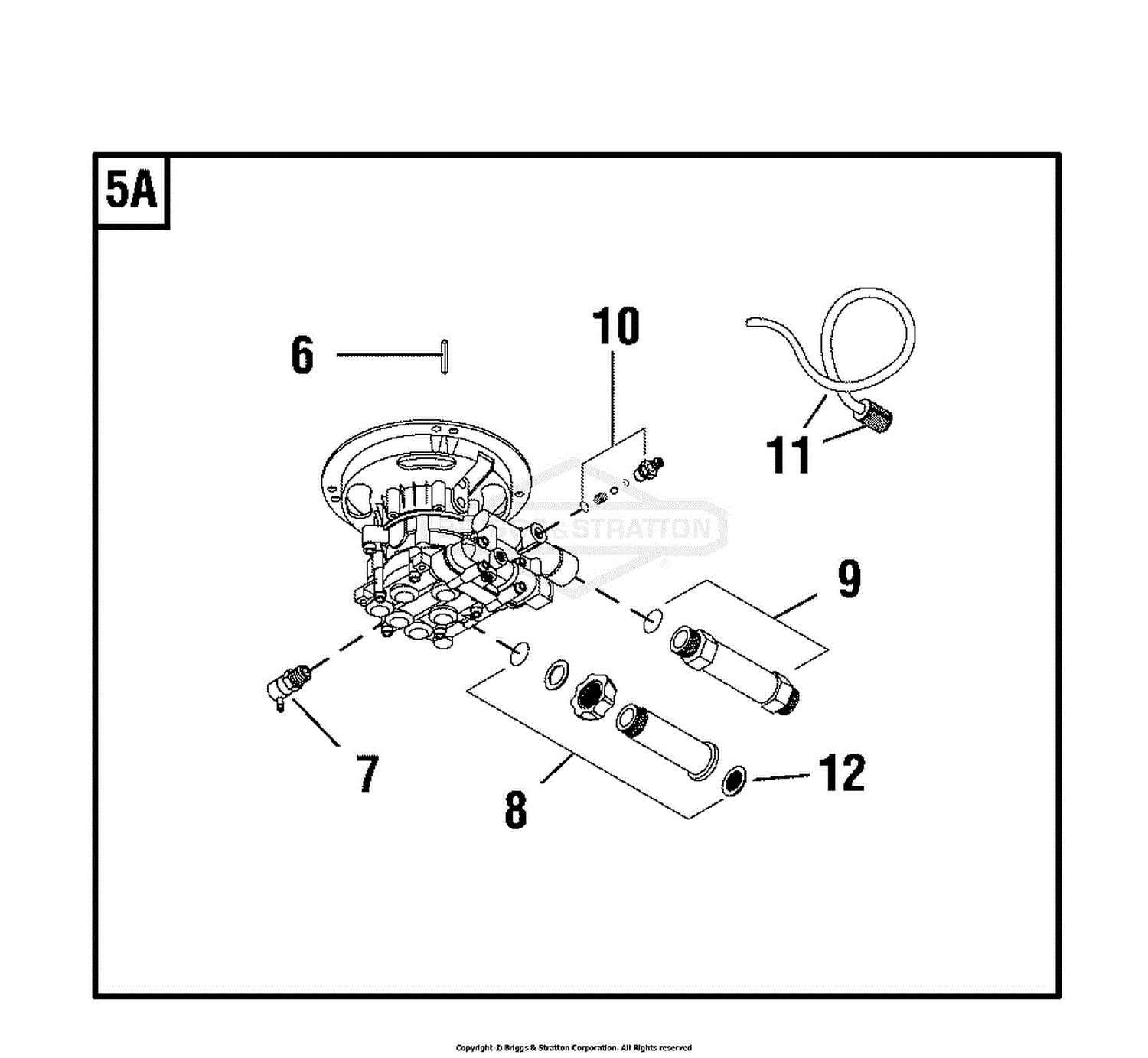 troy bilt pressure washer parts diagram