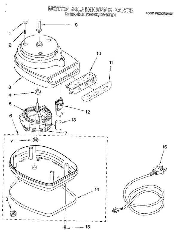 kitchenaid parts diagram