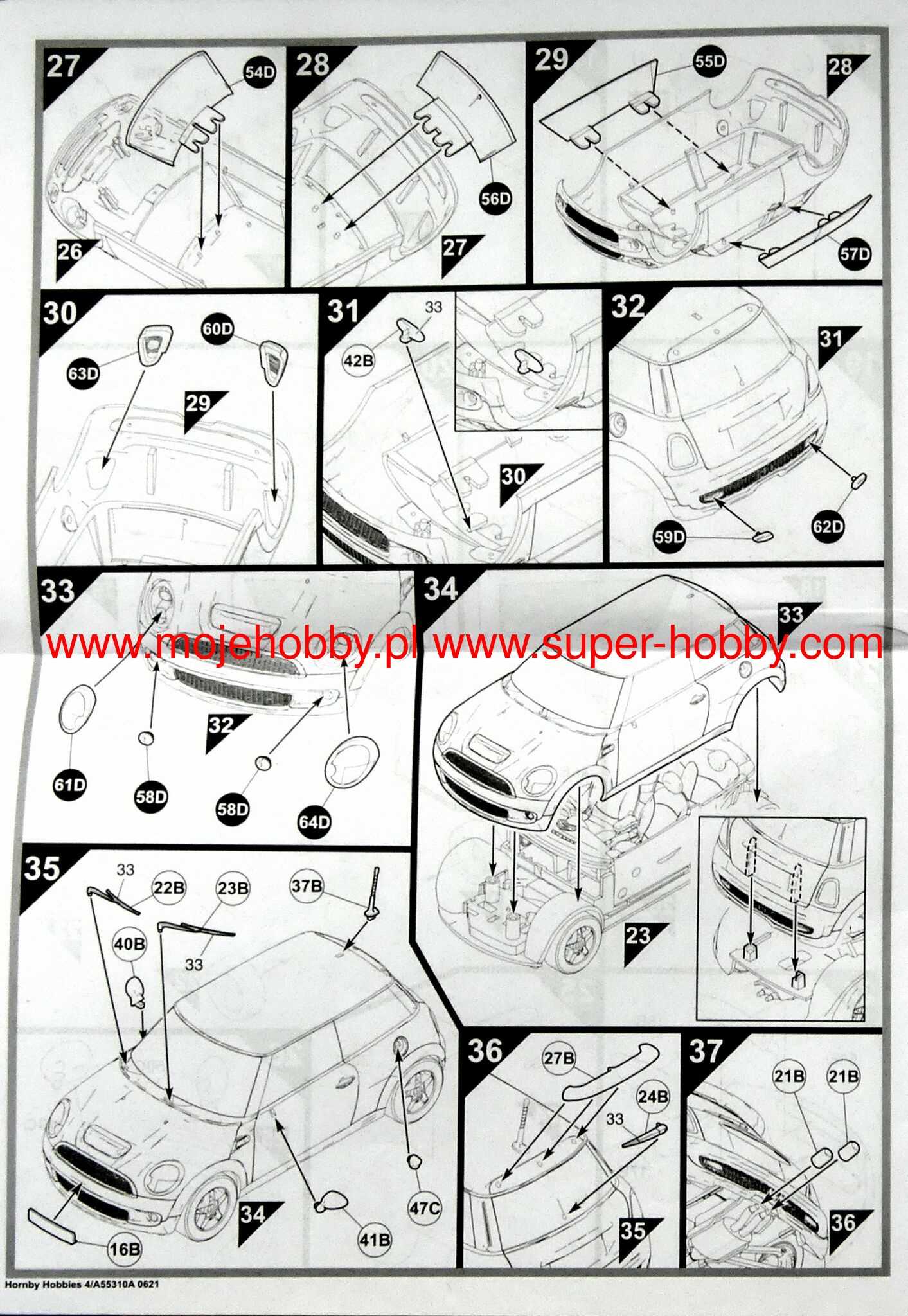 mini cooper body parts diagram