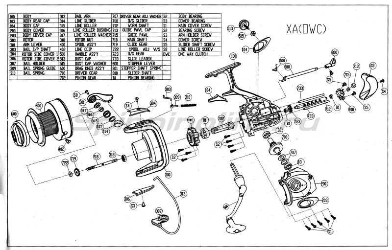 mitchell 300 parts diagram