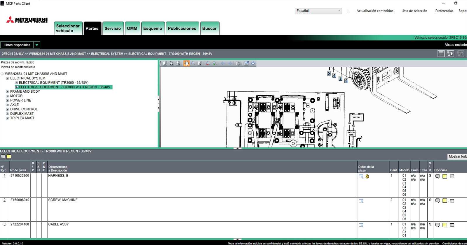 mitsubishi forklift parts diagram