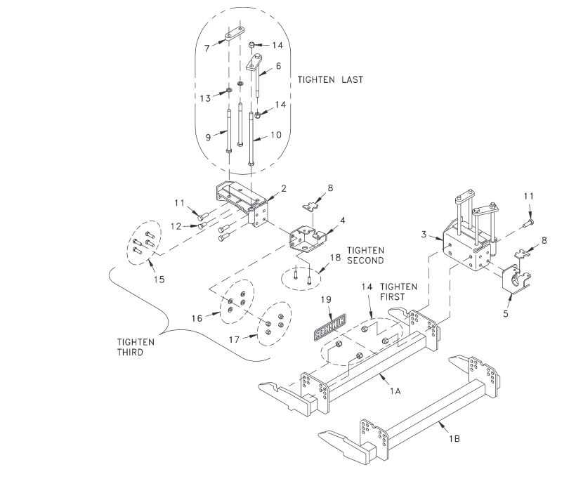 hiniker snow plow parts diagram