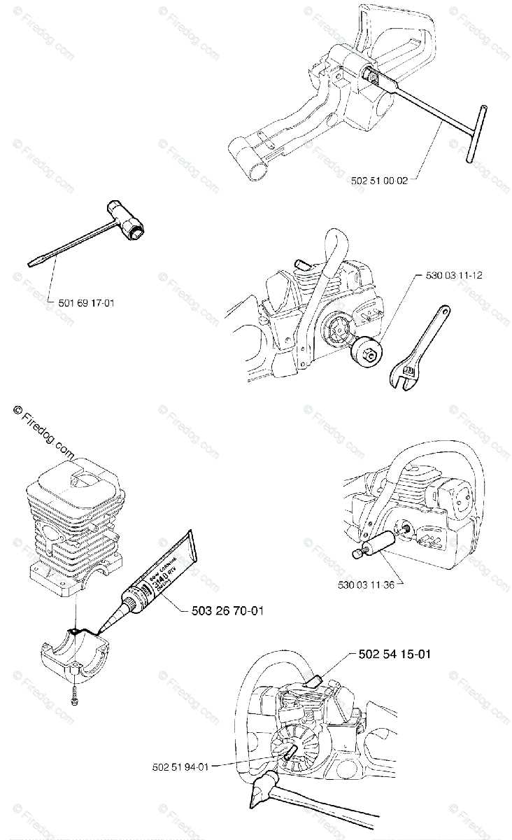 chainsaw parts diagram