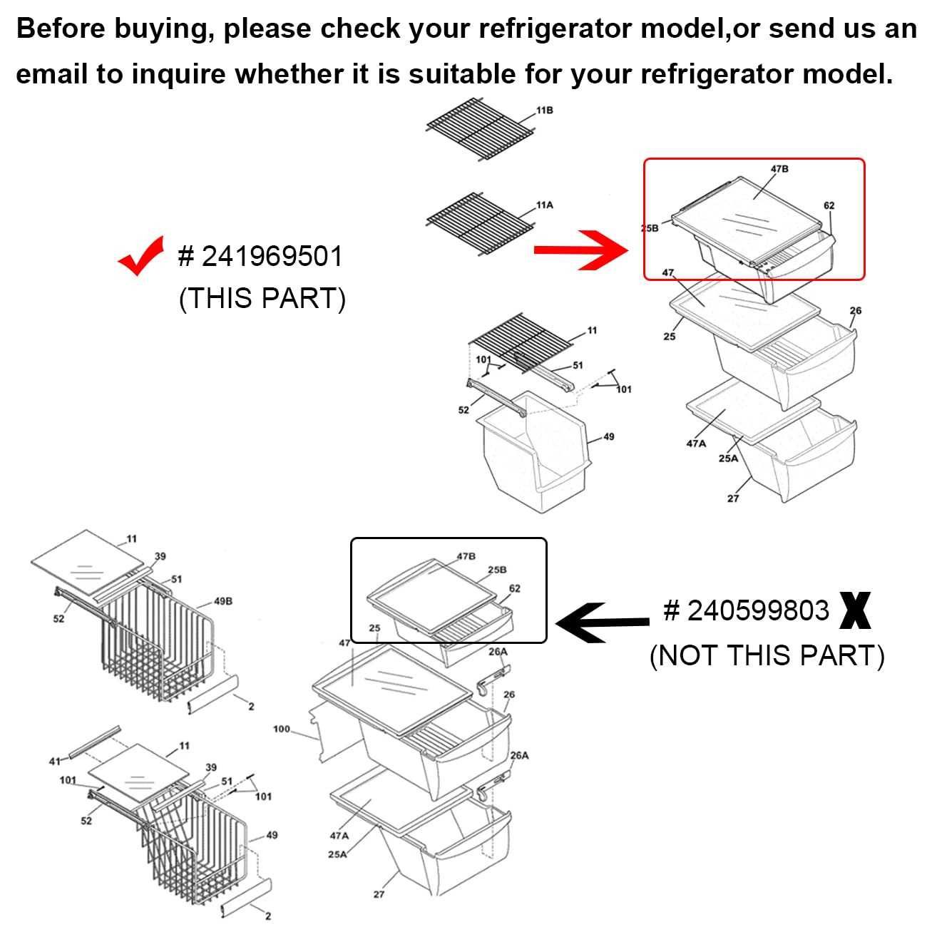 model frigidaire gallery refrigerator parts diagram