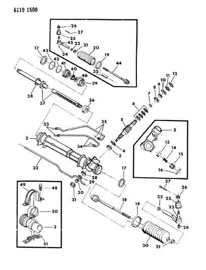 rack and pinion parts diagram