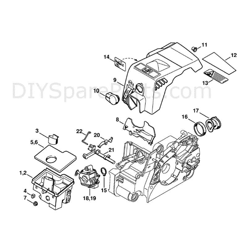 ms290 parts diagram