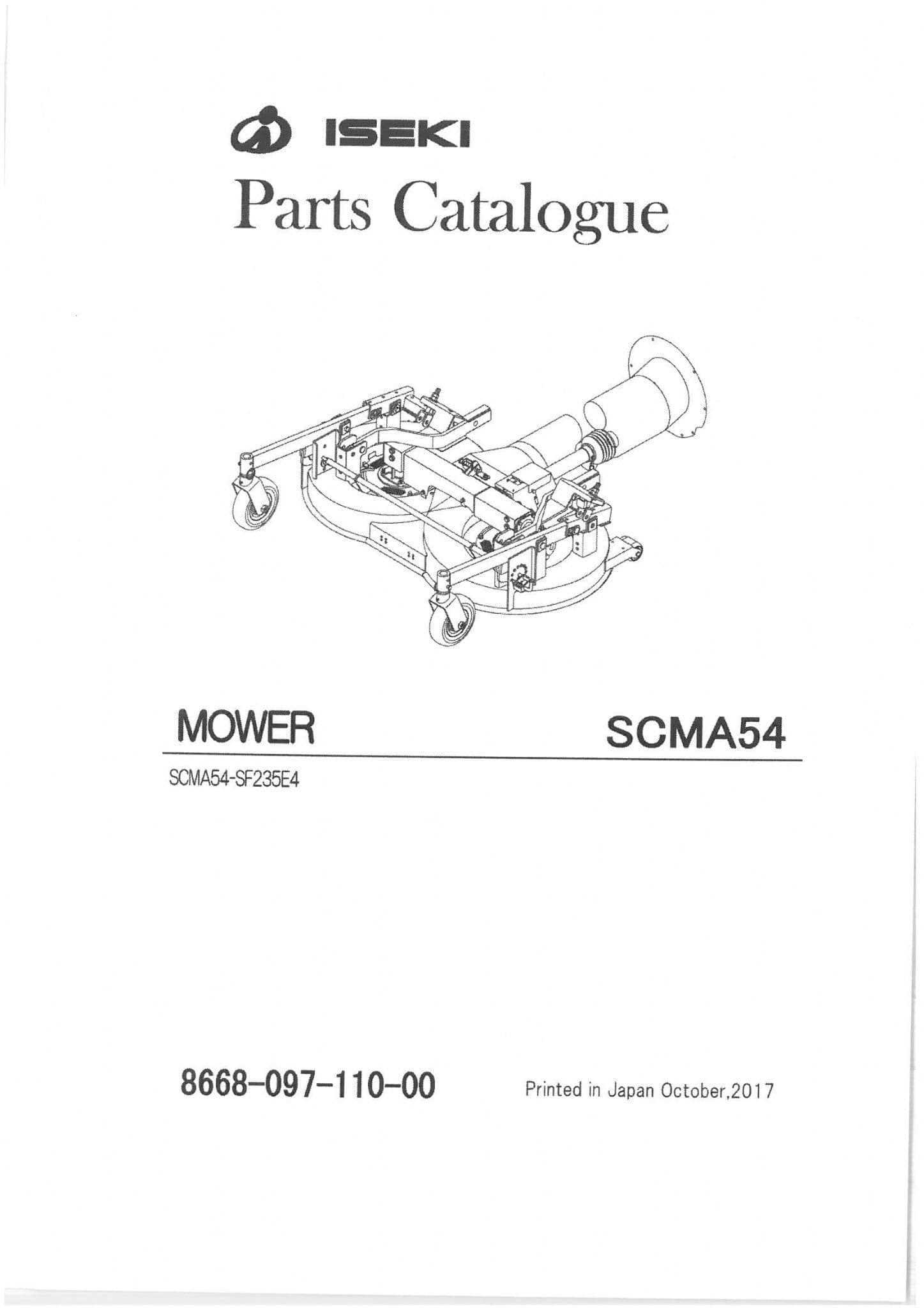 cub cadet zt1 54 parts diagram